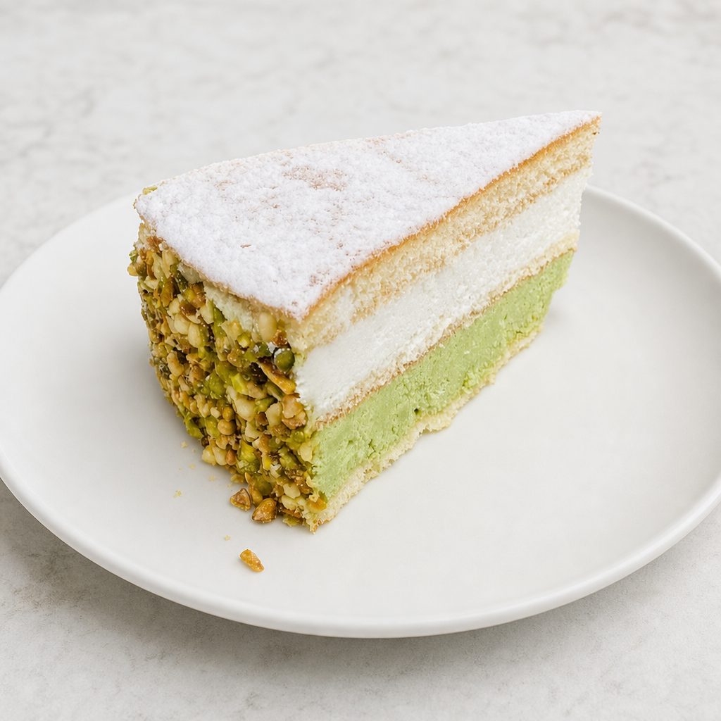 Pistachio Ricotta Cake.