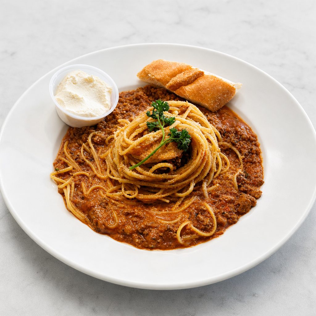 Pasta Bolognese.