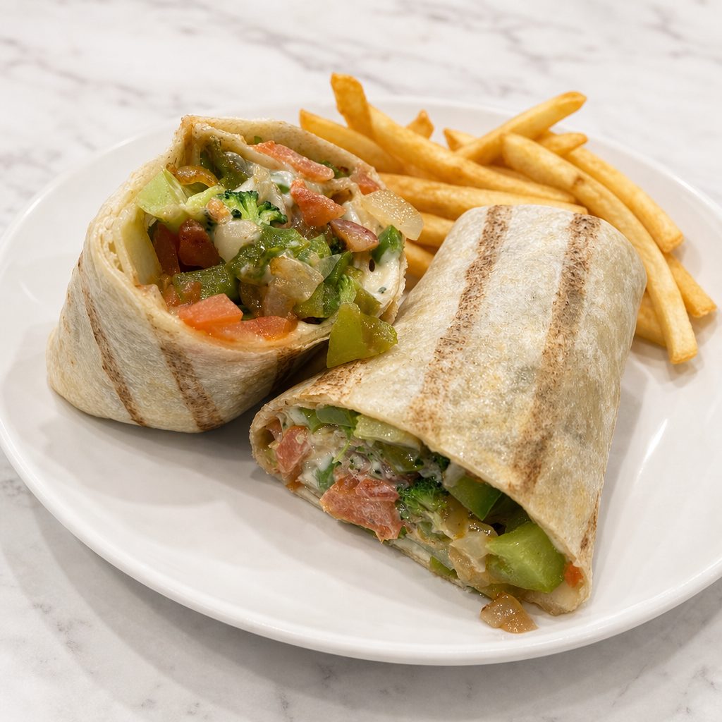 Grilled Veggie Wrap.