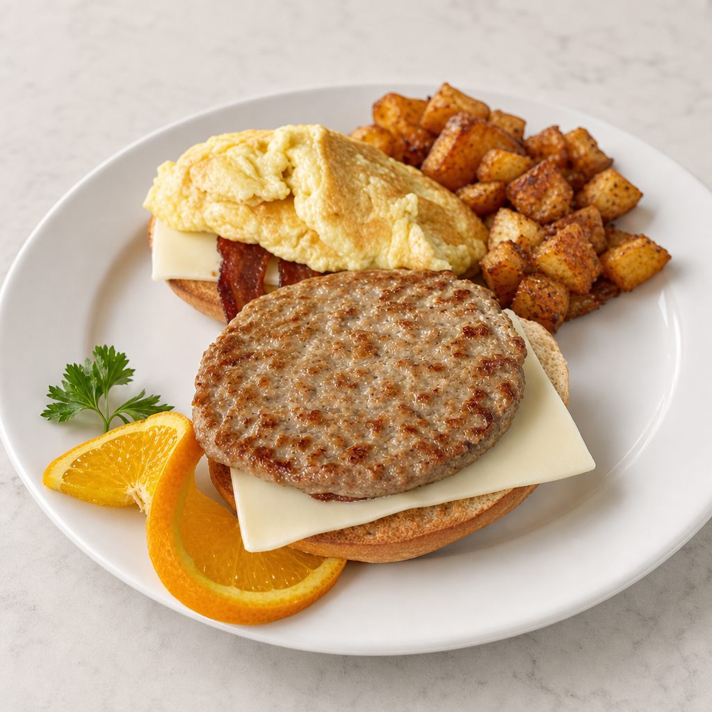 Sausage Egg & Cheese Sand.