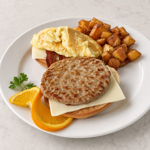 Sausage Egg & Cheese Sand.