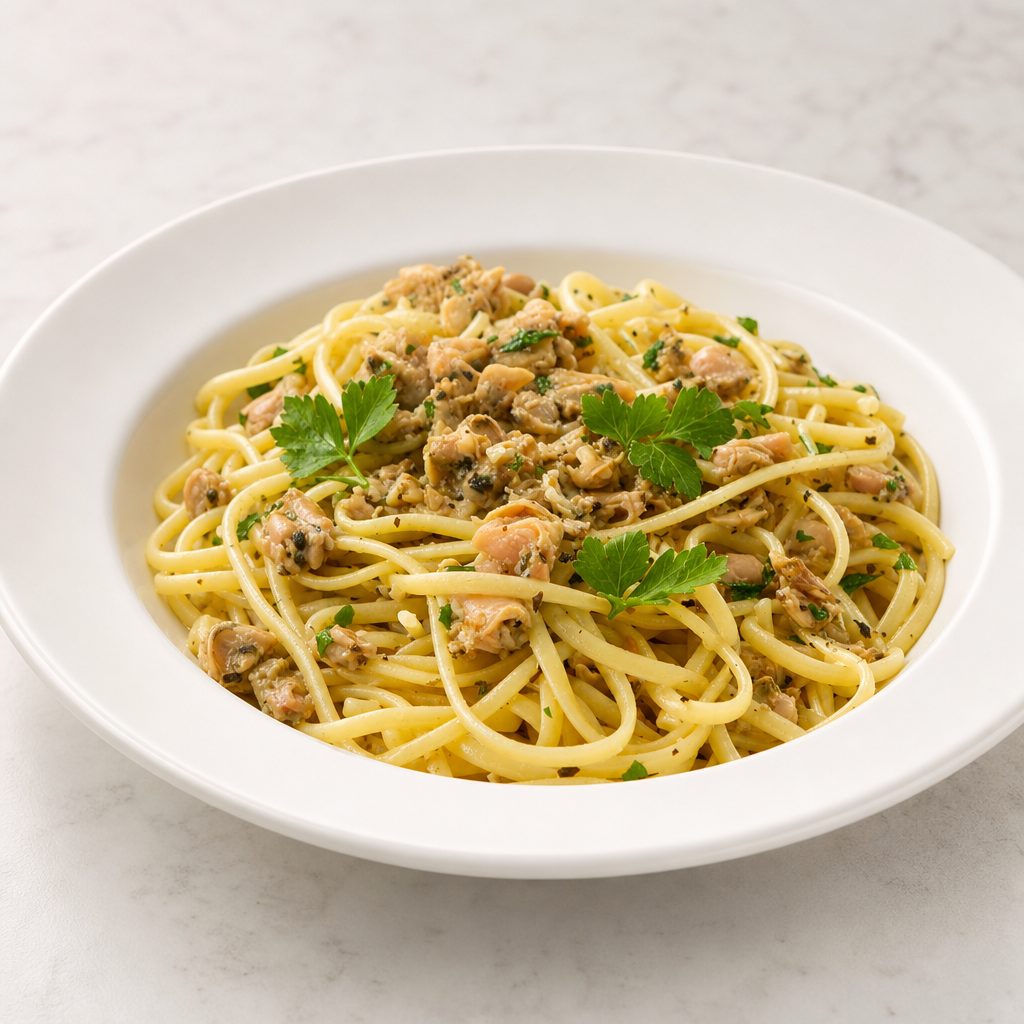 Linguini w/ Clam Sauce.