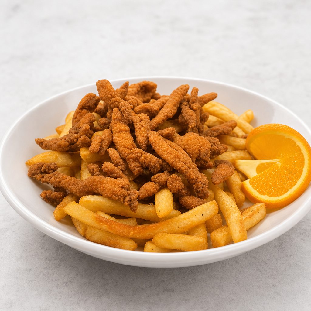 Fried Clam Strips.
