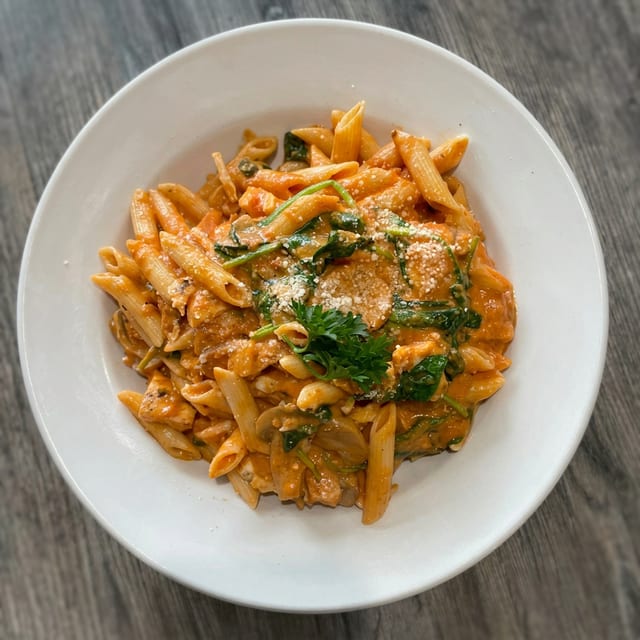 Chicken alla Vodka.