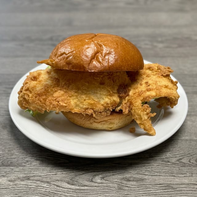 Filet of Sole Sandwich.