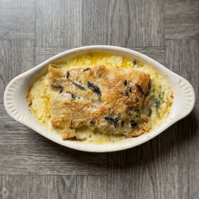Seafood Lasagna.