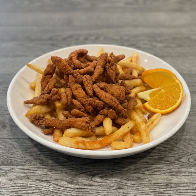 Fried Clam Strips.