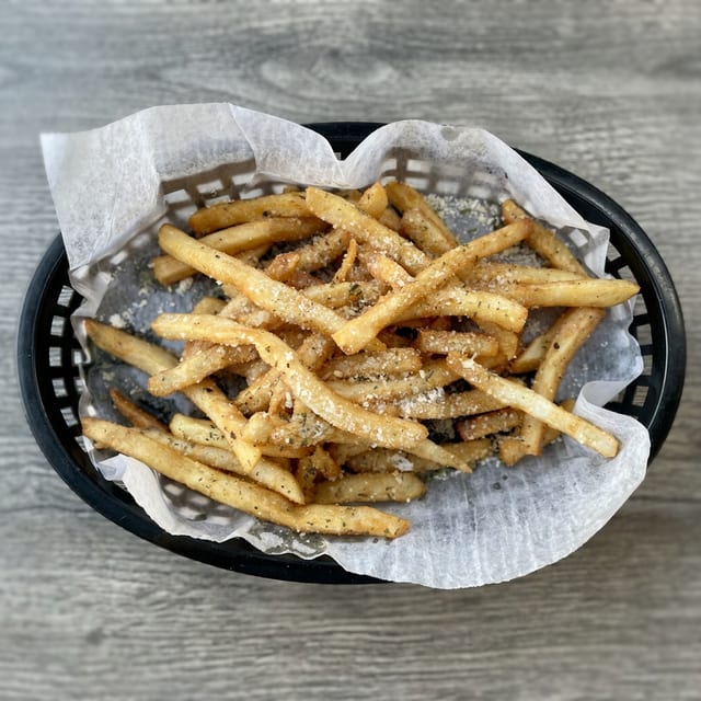 Garlic parmesan fries.