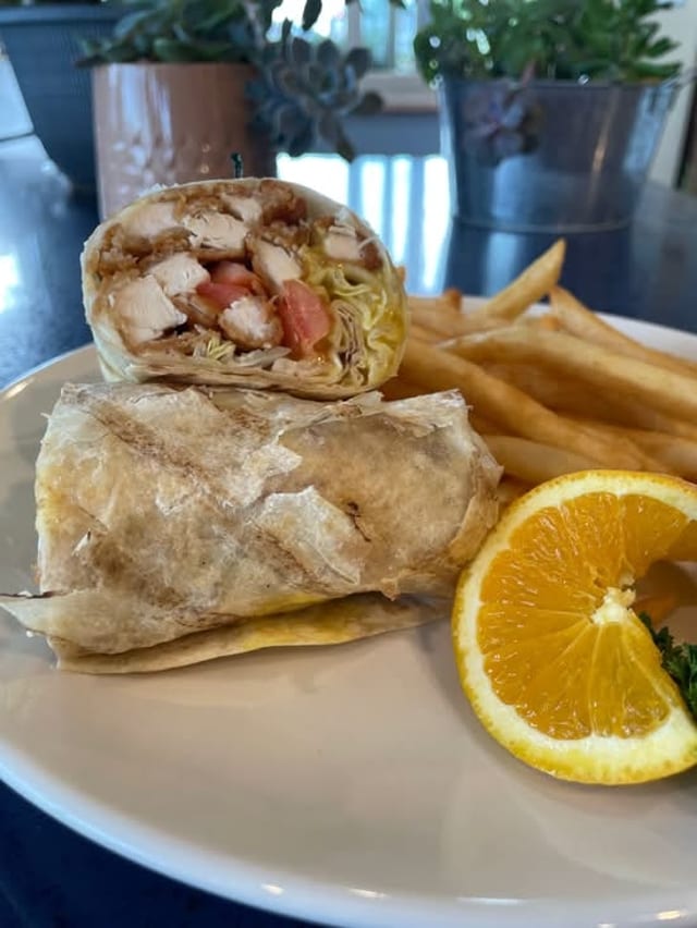 Honey Mustard Chicken Wrap.
