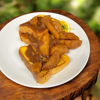 Bourbon Apple French Toast